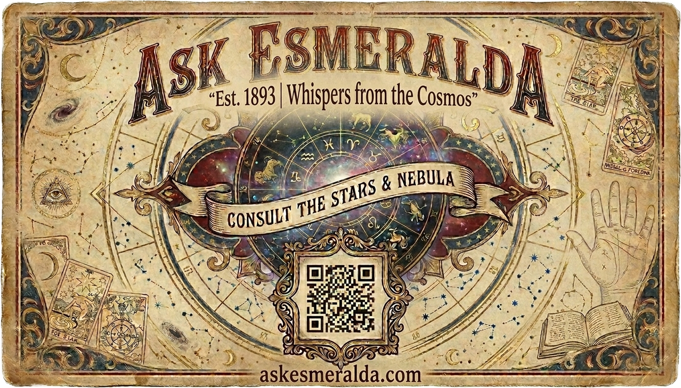 The Ask Esmeralda NFC card